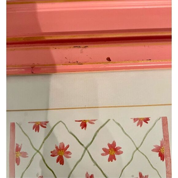 Bunny Print W Pink Frame 18” X 16” Signed By Artist Kelly B Rightsell - Picture 11 of 14